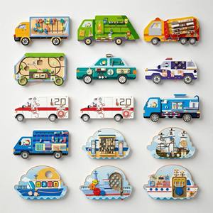 Giocattoli da parete in legno a forma di veicoli |   Oltre 100 Design |   Educativo <span class=keywords><strong>Montessori</strong></span> STEM |   Gioco Sensoriale Interattivo |   Età 2-13 anni |   Disponibile in Magazzino - Product Image 2