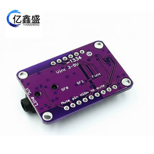 บอร์ดถอดรหัสสเตอริโอ I2S WCMCU-1334โมดูลการแปลงสัญญาณเสียง3-5V - Product Image 4