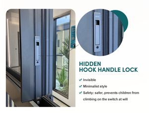 ZEKIN 2025, gran oferta, ventanas corredizas de doble acristalamiento, ventana corredera de aluminio de vidrio Low-E, ventana corredera con mosquitera - Product Image 3