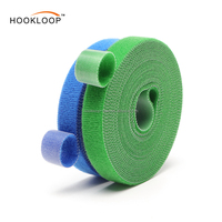 Correas de nailon de doble cara 100% con gancho y bucle, autoadhesivas, ajustables, para sujetar cables, venta al por mayor de fábrica