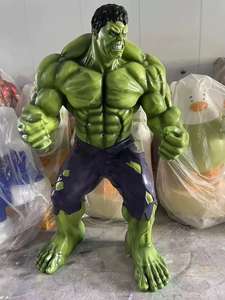 Escultura Grande <span class=keywords><strong>de</strong></span> Resina y Fibra <span class=keywords><strong>de</strong></span> Vidrio del Clásico Personaje <span class=keywords><strong>de</strong></span> Anime <span class=keywords><strong>Hulk</strong></span>, Superhéroe <span class=keywords><strong>de</strong></span> Marvel - Product Image 3