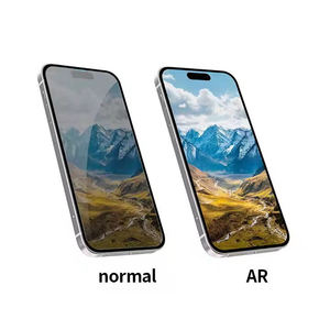 ฟิล์มกระจกนิรภัยแบบ AR ป้องกันแสงสะท้อน สำหรับ iPhone15 16 17 18 ความคมชัดสูง AR 95% 9H 2.5D ฟิล์มป้องกันแบบซิลค์สกรีน - Product Image 1