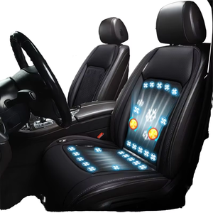 Anjuny Ventilated Cooling Car Seat Cover Summer Car Seat Cooling Pad With 10 Fans Car Interior Accessories Decoration
