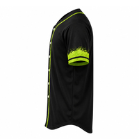 Uniforme de baseball respirant et tendance pour unisexe, vente en gros, streetwear de haute qualité, maillot de baseball personnalisé imprimé pour la vente