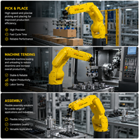 Robot industriel Fanuc LR Mate 200iD/7H 5 axes avec préhenseurs R-30ib Mate Plus à ventouses pour la préhension et le tri automatiques par IA