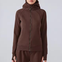 Hoodie Anti Angin Tahan Dingin Bernapas dan Menyerap Kelembapan untuk Fitness dari Gudang Luar Negeri USA