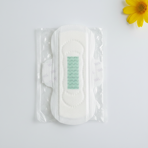 Toallas Sanitarias de Algodón con Alas, Súper Transpirables, para Mujer, Compresas Menstruales, Ecológicas, Desechables, para Uso Nocturno - Product Image 1