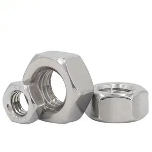 DIN934 SS 304 M6 M8 Stainless Steel Hex Nuts