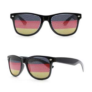 Lunettes de supporter de football en gros - Lunettes de soleil personnalisées avec drapeau national |   Cadeaux promotionnels pour le sport, les clubs de fans et les tournois - Product Image 4