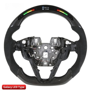 Volant de voiture en fibre de carbone véritable avec commande par application LED, tendance et performant, pour <span class=keywords><strong>Ford</strong></span> Mondeo MK5 <span class=keywords><strong>Fusion</strong></span> Taurus Edge Sport - Product Image 3