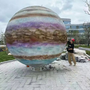 Échantillon gratuit Modèle géant de la lune gonflable publicitaire avec lumières LED Grandes lumières de ballon de lune gonflables bon marché - Product Image 1