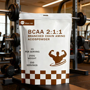 תוסף תזונה ספורטיבית איכותית 1000 מ\\\"ג <span class=keywords><strong>BCAA</strong></span> 2:1:1 אבקת חומצות אמינו בעלות שרשרת עניבה מפוצלת להתאוששות ספורטיבית - Product Image 2