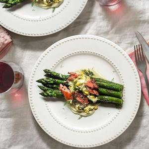 Platos de Cena Personalizados, Platos de Cerámica Blancos, Platos para Ensalada con Relieve, Platos para Servir Filetes y Aperitivos, Platos Reutilizables para Cocina y Comedor - Product Image 3