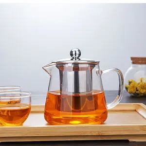 Ấm trà ấm hơn cho thủy tinh borosilicate ấm trà gang ấm trà thép không gỉ Infuser