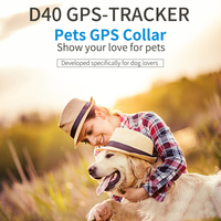 Traceur gps GSM IP67 pour chien de compagnie, étanche, anti-perte, en col pour animal domestique, nouveau design, 2021