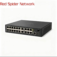 Commutateur Ethernet Gigabit 24 ports Catalyst 1300 Series C1300-24T-4G avec 4 ports SFP 1G Uplink, Commutateur Réseau Géré Couche 3