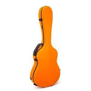 Gökkuşağı marka 39 inç/41 inç ABS sert kabuk gitar profesyonel üreticisi deri müzik gitar kılıfı enstrüman kutusu