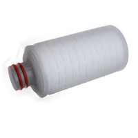 Cartouche plissée à membrane PTFE/PVDF/PES/NYLON 2.5 "ou 5 pouces 214/216 extrémités coupe 56mm diamètre extérieur petit/filtre junior