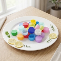 Prix bas en gros 30mm bouchon en plastique vert sûr et épais bouchon de boisson Logo personnalisable