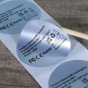 Etichette di imballaggio del prodotto industriale impermeabile autoadesiva opaca antigraffio con Logo personalizzato con marcatura adatta - Product Image 5