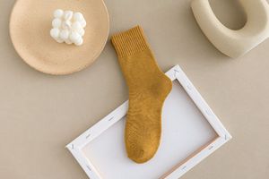 <span class=keywords><strong>Calze</strong></span> Lunghe Unisex Invernali Sopra il Ginocchio, Casual, Stampate, in Poliestere, Foderate in <span class=keywords><strong>Pile</strong></span>, Spesse, Calde e Morbide, Tinta Unita - Product Image 6