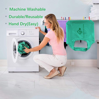 Sac fourre-tout pliable en polyester réutilisable à prix d'usine, fermeture à enroulement, sac d'épicerie personnalisé pliable