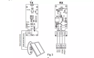 Cảm biến chùm tia hồng ngoại nhà cảm biến chùm tia hồng ngoại cảm biến nhà tự động trượt Cửa Cửa mở báo động photocell cổng phần cứng - Product Image 5