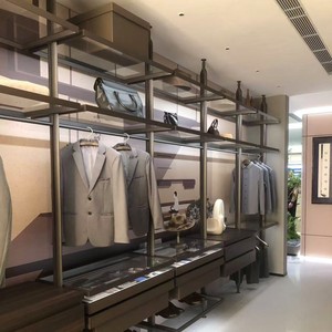 Ensemble personnalisé d'armoires de rangement modernes en bois d'hôtel pour organisateur de meubles de chambre à coucher avec construction en bois massif durable - Product Image 2