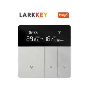 Termostato inteligente Wifi Larkkey para Tuya eléctrico, termostato inteligente Wifi para el hogar, controlador de temperatura, interruptor de termostato inteligente