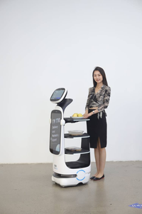 2025 thiết kế mới t10s điều hướng thông minh hoàn toàn tự động phân phối thực phẩm robot với 40kg tải trọng IP54 - Product Image 4