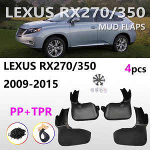 บังโคลนรถ Lexus Rx270 Rx350 ปี 2008 2015 พลาสติก บังโคลนหน้า-หลัง สีดำ อะไหล่รถยนต์ - Product Image 3