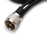Cable Coaxial RG6 con Triple Blindaje, 75 Ohmios, Conector Tipo F Chapado en Oro, Clasificación CL2, para HDTV, Antena Satelital, Módem de Banda Ancha