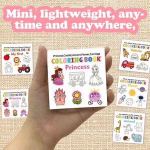 50 Mini Libros de Dibujo y Colorear Prácticos para Adultos y Niños - Product Image 4