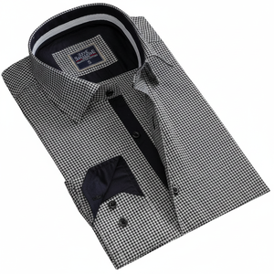 Chemise habillée noire Chemise de haute qualité Chemise homme - Product Image 2