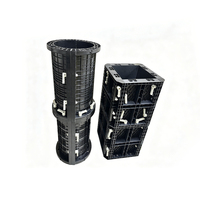 Encofrado Modular de Plástico Ajustable Zeemo para Columnas Cuadradas de Hormigón