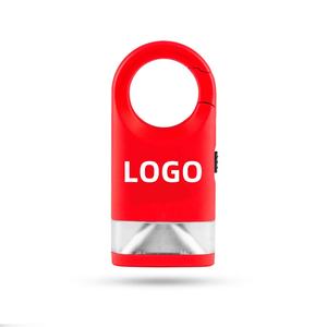 مصباح يدوي ليد متنقل 3 لمبة مصباح يدوي ليد مع مشبك حلقة تسلق مصباح يدوي شعاع مركز ضوء أو فانوس - Product Image 3