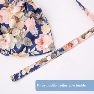 Langes d'emmaillotage pour bébé 100% Coton à motifs floraux, respirants, couverture d'<span class=keywords><strong>allaitement</strong></span>, châle d'extérieur et <span class=keywords><strong>cape</strong></span> pour l'<span class=keywords><strong>allaitement</strong></span> - Product Image 4
