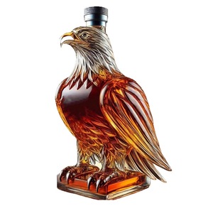 Bottiglia di Vetro con Aquila per Amanti del Whiskey - Migliora la Tua Esperienza di Degustazione con un Decanter Elegante - Ideale per la <span class=keywords><strong>Collezione</strong></span> <span class=keywords><strong>da</strong></span> Bar - Product Image 3