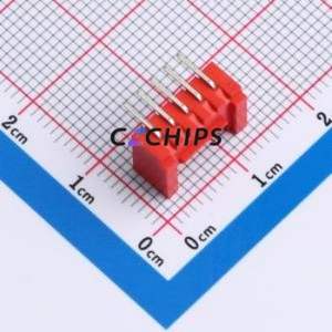 XY-HY2.0-5A21-R Wire-to-Board Pin Header Bent Lead Through Hole,P=2mm Connector 1x5P 2mm Right Angle Insert HY - Product Image 2