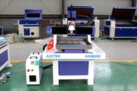 Pour AKM6060 3 axes CNC fraiseuse 6060 Structure en acier robuste semi-fermé métal CNC routeur Mach3 contrôle unique