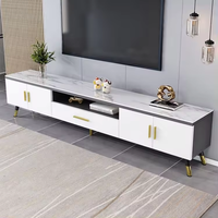 Meubles TV de luxe, salon moderne, armoire murale en verre, table basse nordique, combinaison d'armoires