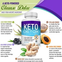 Compléments alimentaires à base de plantes vendus directement par le fabricant, capsules Keto Detox, amélioration de la densité osseuse, croissance des cheveux, 60 unités, adultes
