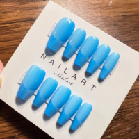 Vente en gros de faux ongles Ballerina Coffin, peints à la main, en acrylique et gel, de luxe, personnalisés, faits main, pour usage professionnel en salon, best-seller, faciles à poser