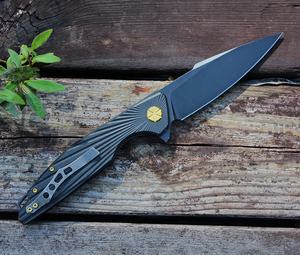 NUEVO 4Cr13 Hoja de acero inoxidable G10 Mango Cuchillo Supervivencia al aire libre Caza Táctico Camping Cuchillo de bolsillo plegable - Product Image 4