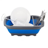 Égouttoir à vaisselle pliable ml, organisateur de vaisselle Portable pour cuisine et camping