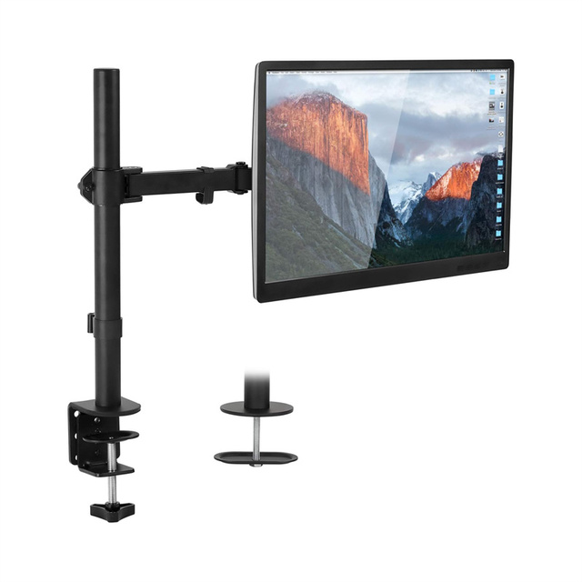 Monitor Desk Mount Stand Fully Adjustable Computer Monitor Arm Stand for 17-27 Inch Monitor
