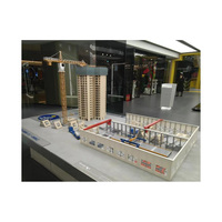 Modelo a escala arquitectónica industrial personalizable con tecnología 3D para la visualización de principios industriales