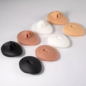 Herramienta de Práctica para Perforación de Orejas CRYSPURE, Modelo de Silicona, Simulación Realista de Piel Oscura, Modelo de Cuerpo Humano para Aretes y Nariz - Product Image 2