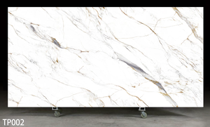 แผ่นควอตซ์พิมพ์ลาย Calacatta Aurelia ยี่ห้อ UNION STONE ขนาดใหญ่พิเศษ เป็นมิตรกับสิ่งแวดล้อม ดีไซน์ทันสมัย เหมาะสำหรับห้องครัว ห้องน้ำ และพื้น - Product Image 6