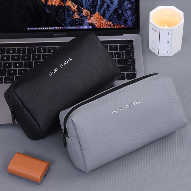 Compact Pouch Charger Power Bank Earphone Data Wire Portable Protection Durable Electronics Organizer Travel Cable Storage Bag